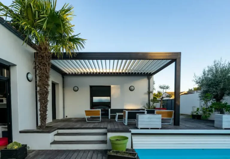 Pérgola bioclimática.