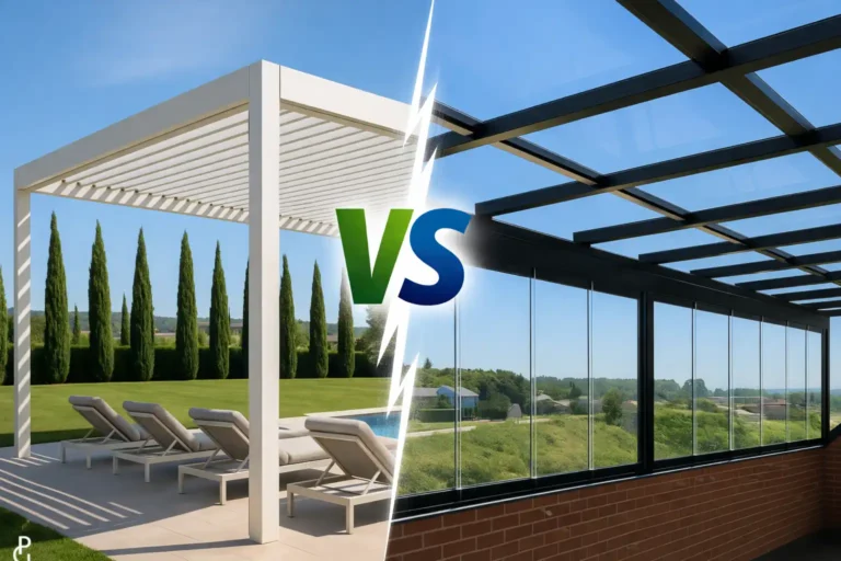 pérgola bioclimática vs techos móviles